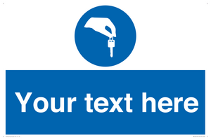 Custom Mandatory Keys Sign